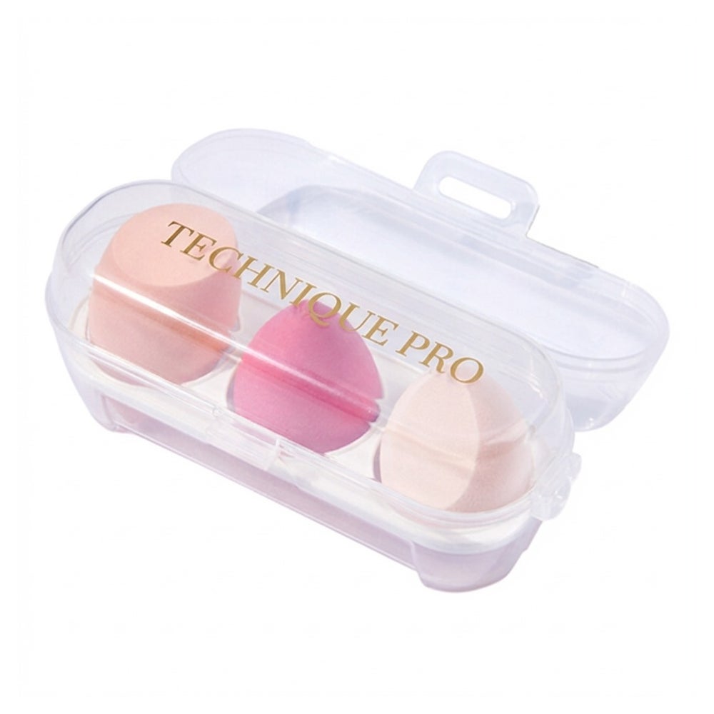 Technique PRO Essential Makeup Sponges – Peach Edition 1 St