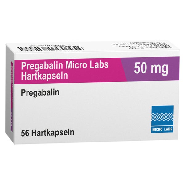 Pregabalin Micro Labs 50 Mg Hartkapseln 56 St