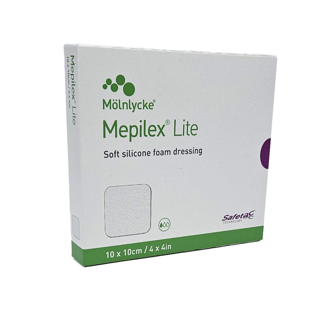 Mepilex Lite Schaumverband 10x10 Cm Steril 5 St