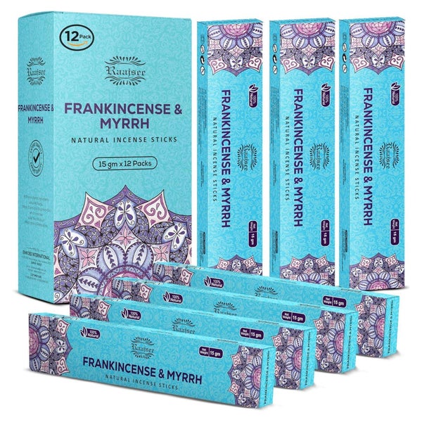 Räucherstäbchen Weihrauch Myrrhe Organisch 12er Packung Fran 1 St