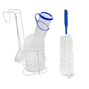 Medi-Inn Urinflasche PC mit Betthalter und Reinigungsbürste für Männer 1000 ml 1 St