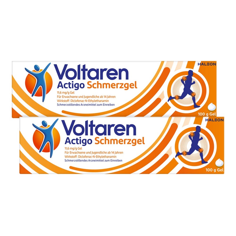 Voltaren Actigo Schmerzgel Doppelpack 2X100 g
