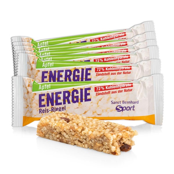 Sanct Bernhard Sport Energie Reis-Riegel Apfel 11 St