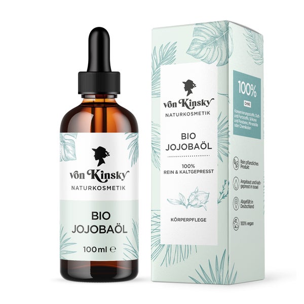 Von Kinsky Bio Jojobaöl Rein Für Haut Und Haare 100 ml