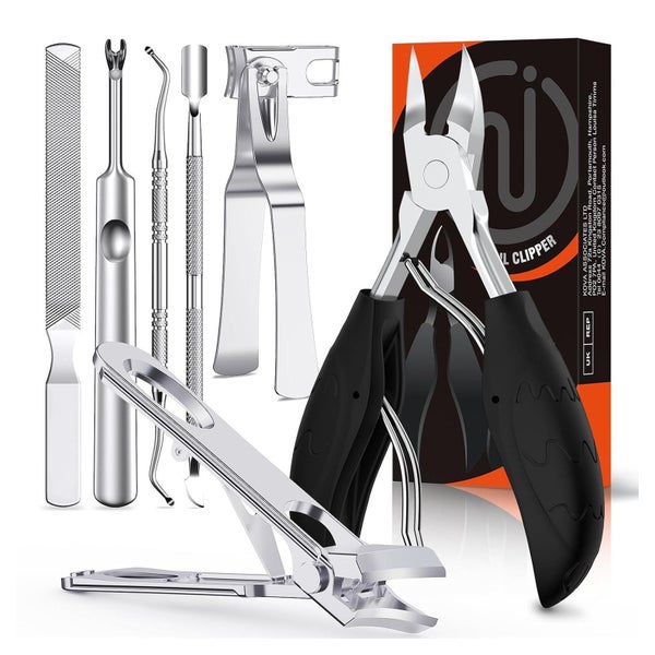 Profi Nagelschere und Nagelknipser Set 7 Pcs Fußnägel Manikü 1 St