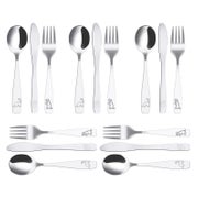 Set 5 Kinderbesteck aus Edelstahl mit Gravur 1 St