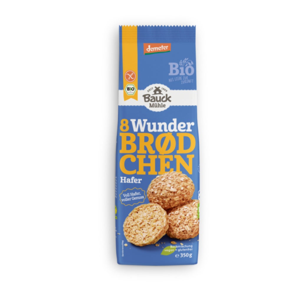 Bauck Mühle Wunderbrödchen Hafer - glutenfrei 350 g