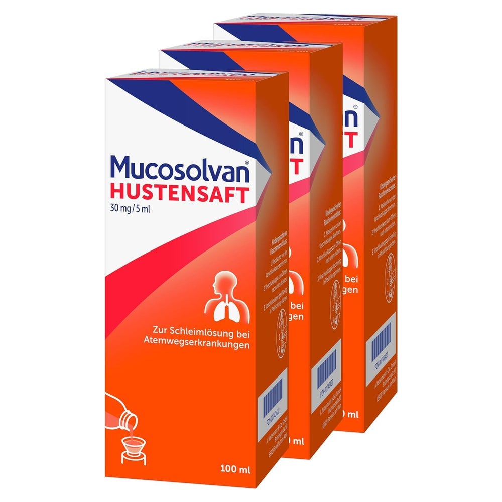 Mucosolvan Hustensaft 3X100 ml