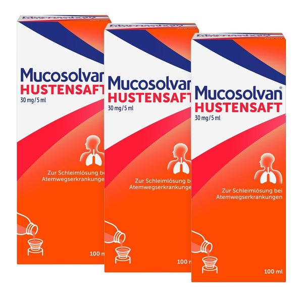 Mucosolvan Hustensaft Dreierpack 3X100 ml