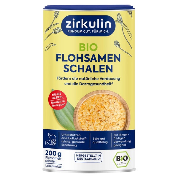 Zirkulin Bio Flohsamenschalen | Darmbalance 200 g