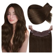 Extensions Echthaar Remy Draht Dunkelbraun 40cm 40 cm-w 1-1- 1 St