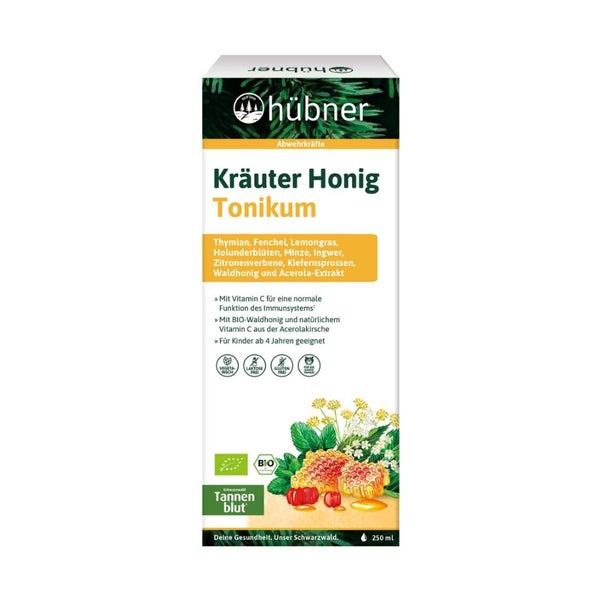Hübner Kräuter Honig Tonikum bio 250 ml