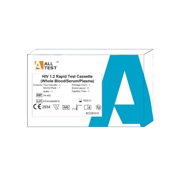 4 x David HIV Testkit 1/2  Schnelltest Selbsttest Testkassette 4 St