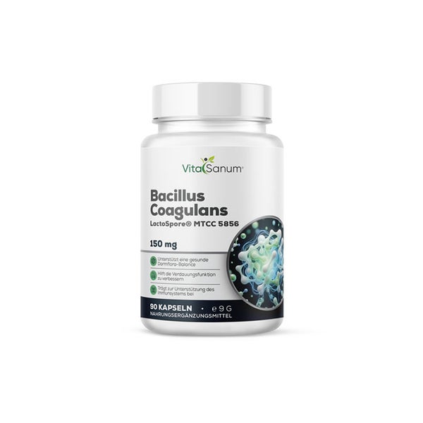 VitaSanum® Bacillus coagulans LactoSpore® – 150 mg Tagesportion – 60 Kapseln 60 St