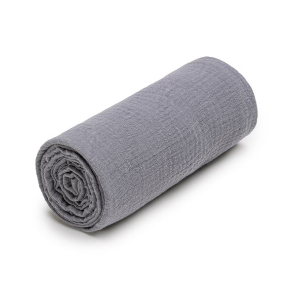 T-TOMI Musselinbadetuch Grey 1 St