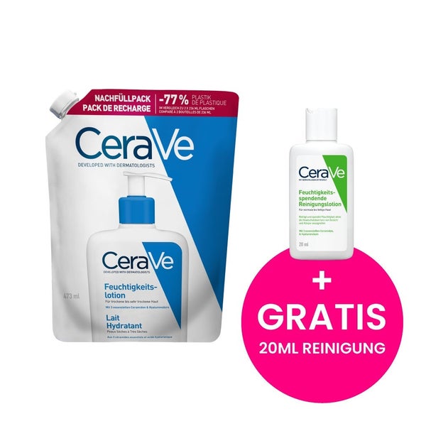 Cerave Feuchtigkeitslotion Nachfüllpack 473 ml