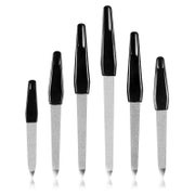 URAQT Saphir Nagelfeile Metall 6er Set Maniküre Pediküre Zub 1 St