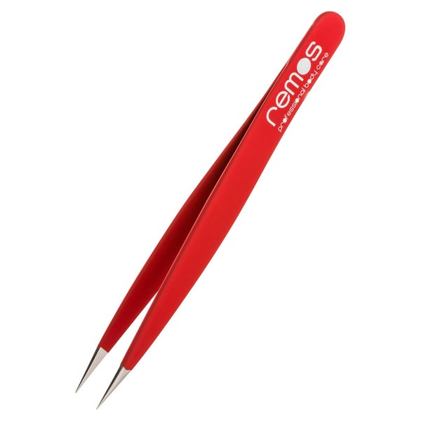 Splitterpinzette Edelstahl 9.5 cm rot 1 St