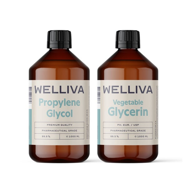 WELLIVA Glycerin + Propylenglykol GMO-frei 2000 ml