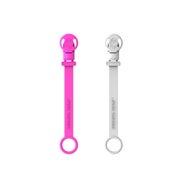 Matchstick Monkey Schnullerkette / Schnullerclip / Beißringclip Silikon 19cm 2 St