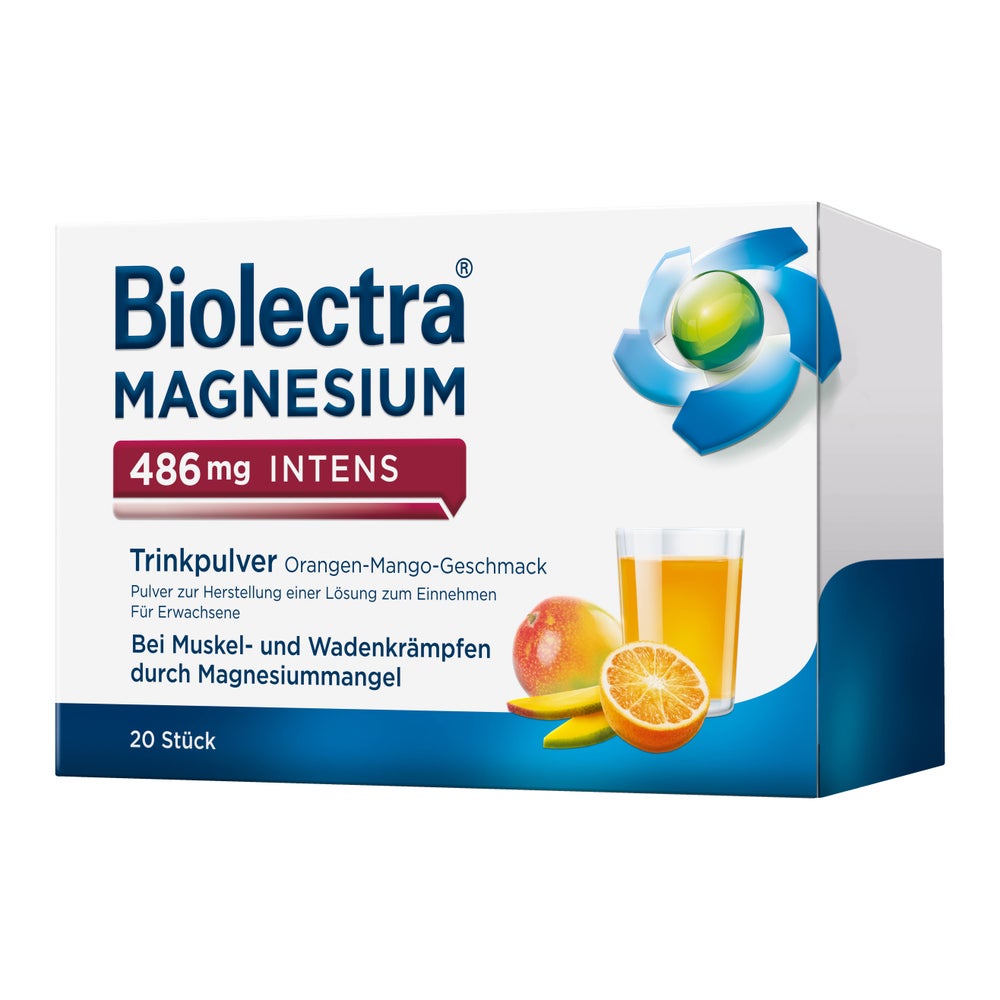 Biolectra Magnesium 486 Mg Intens Trinkp.ora.-mang 20 St
