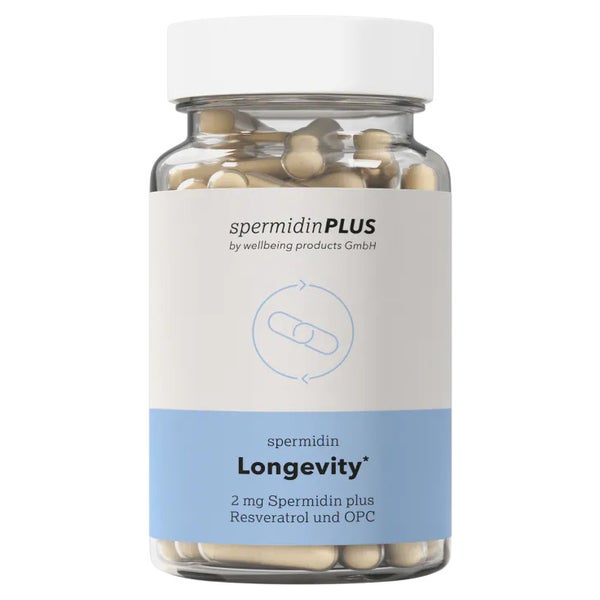 SpermidinPLUS Longevity|Spezialformel|Better Aging|OPC 60 St