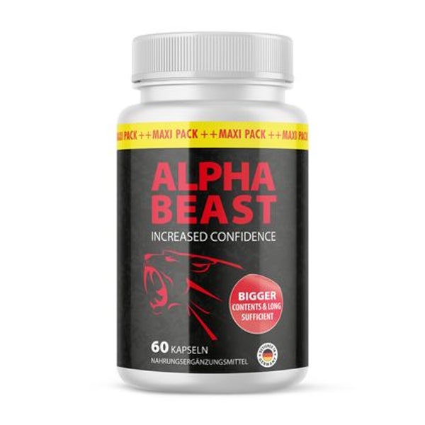 Testosteron Booster - Alpha Beast | Pre Workour Booster 60 St