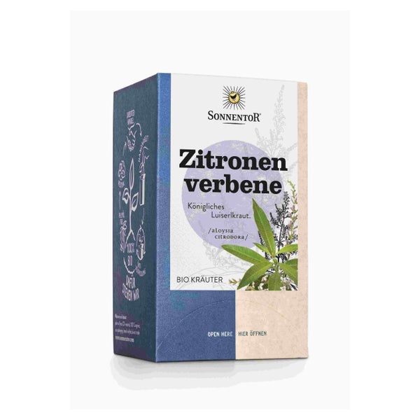 Bio-Zitronenverbene-Tee – 18 Doppelkammerbeutel für erfrischenden Genuss 27 g, DK-Beutel 18 St