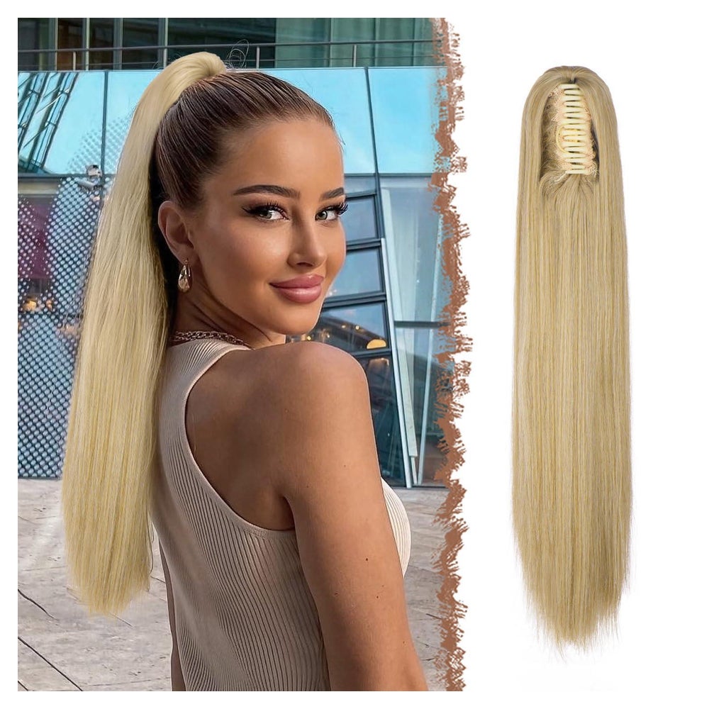 Pferdeschwanz Haarteil Blond Ponytail 7 613A# Blond Gemischt 1 St