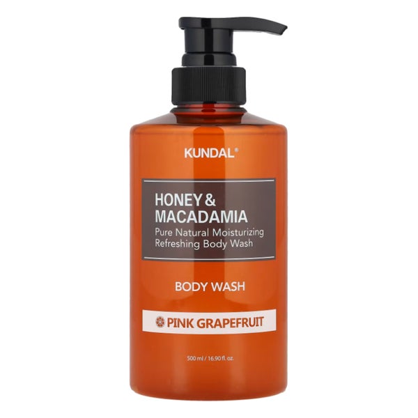 Honey & Macadamia Pure Body Wash Pink Grapefruit 500 ml