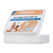 Lifemed Erste-Hilfe-Set hautfarben 5 Größen 36-teilig, 8 Stück 8 St