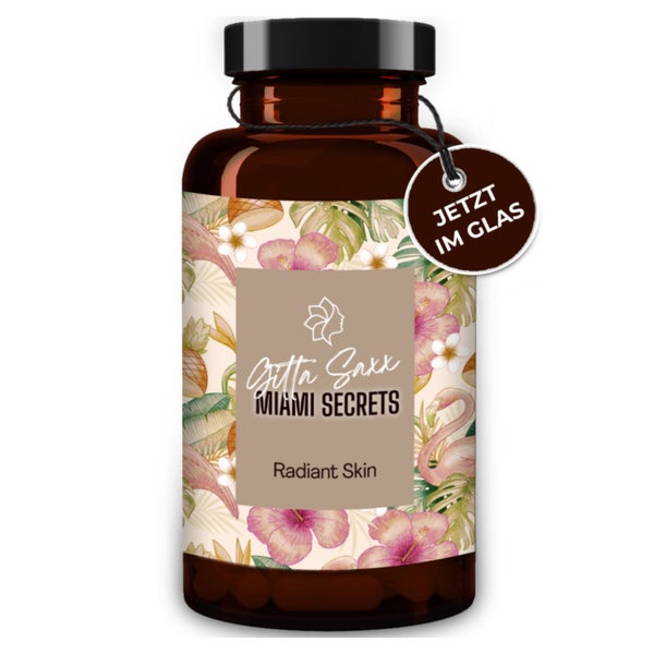 Haut Komplex - Hyaluronsäure, Hagebutte (Vitamin C), Bambus & Aloe Vera - MIAMI SECRETS by Gitta Saxx 60 St