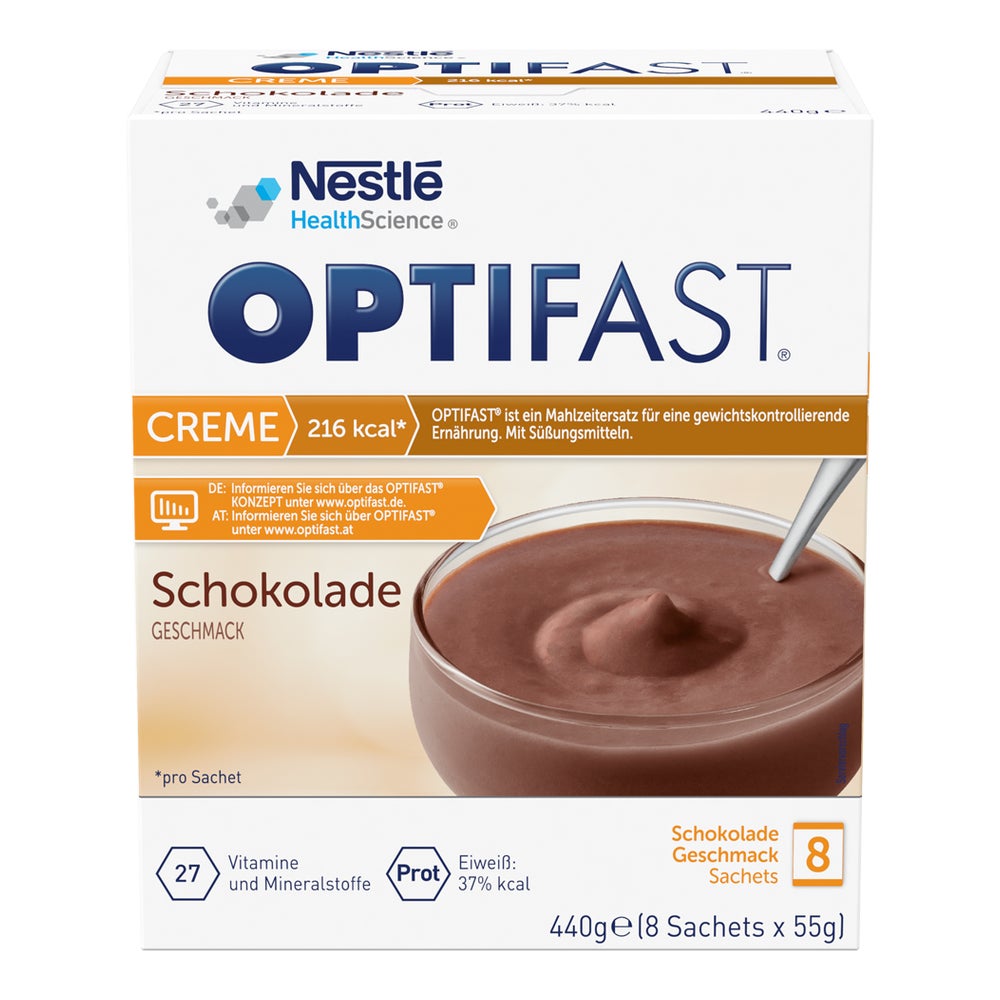 OPTIFAST Creme Schokolade 8X55 g