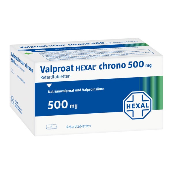 VALPROAT HEXAL chrono 500 mg Retardtabletten 2X100 St