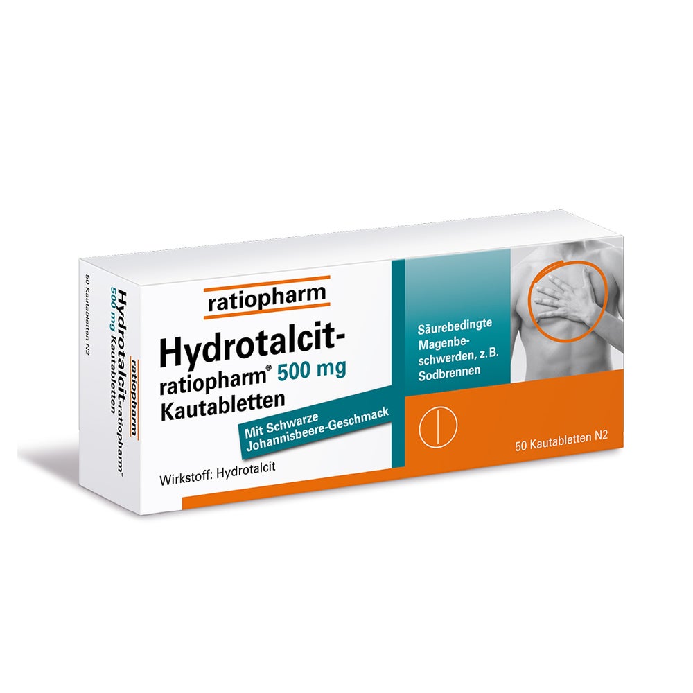 Hydrotalcit-ratiopharm® 500 mg 50 St
