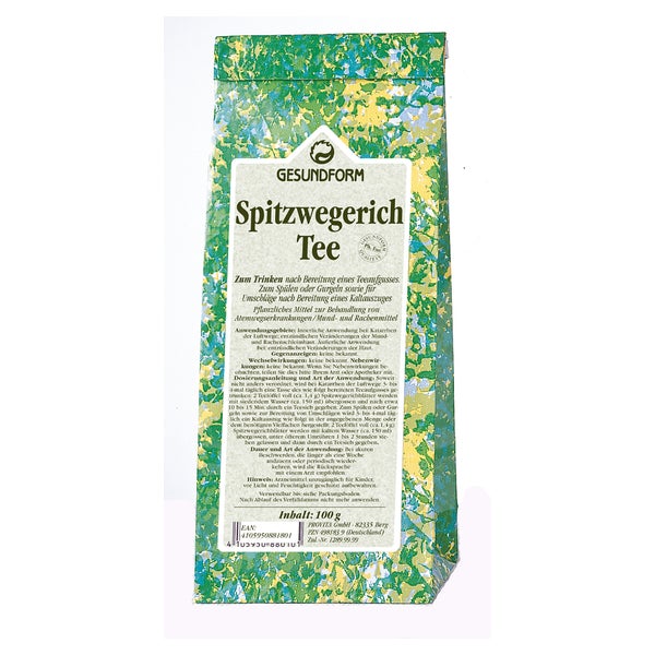 GESUNDFORM Spitzwegerich Tee 100 g