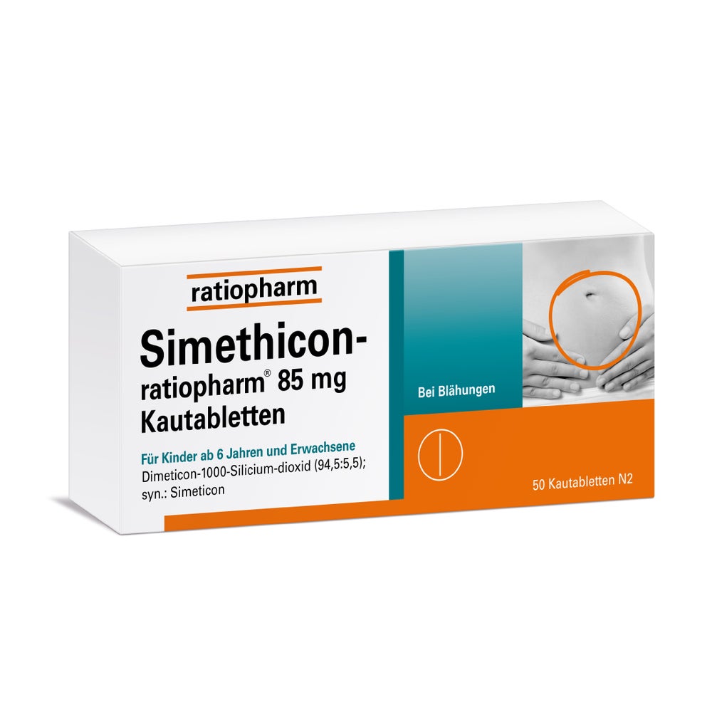 Simethicon-ratiopharm® 85 mg 50 St