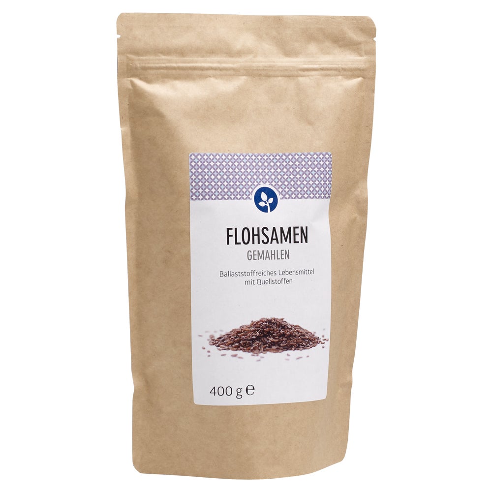 Flohsamen Gemahlen Pulver 400 g