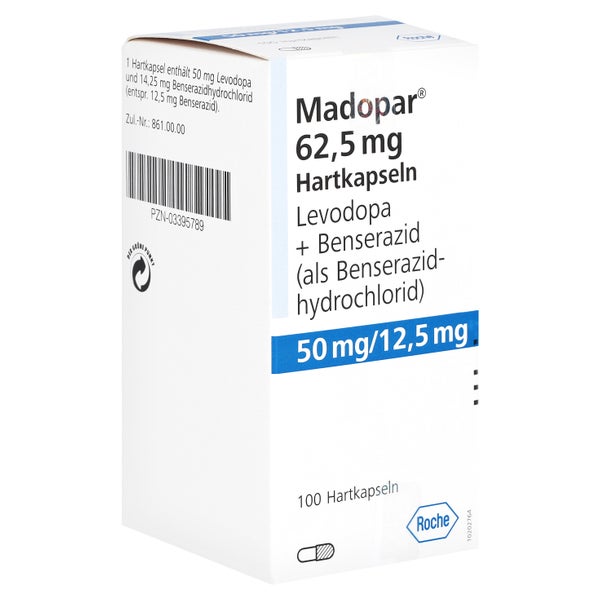 Madopar 62,5 Hartkapseln 100 St