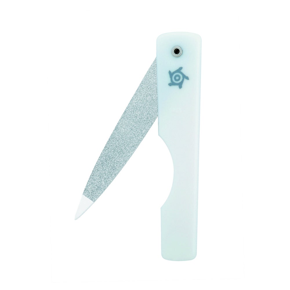 Saphir Taschennagelfeile 11,5 cm weiß 1 St
