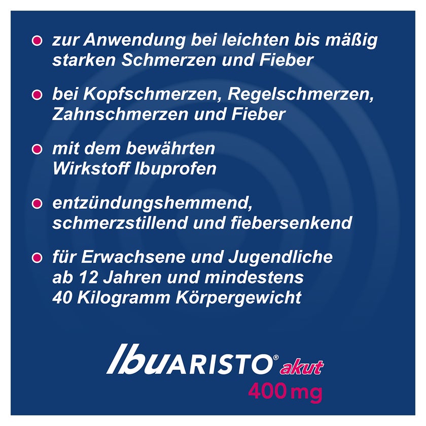 Ibu Aristo akut 400 mg Filmtabletten 50 St
