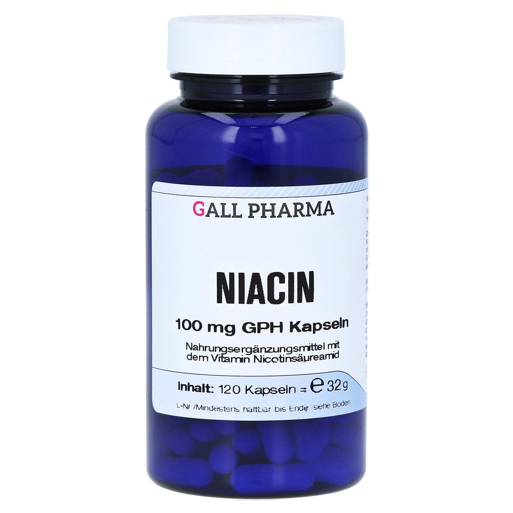 Niacin 100 mg GPH Kapseln 120 St