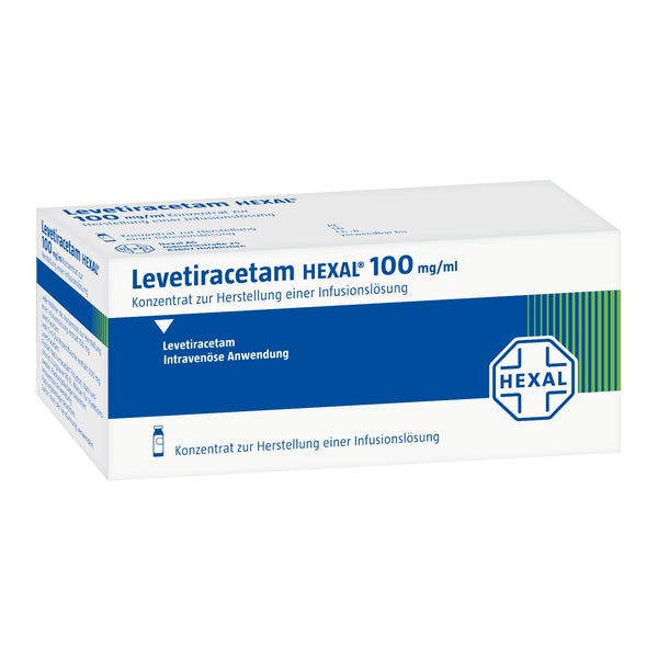 LEVETIRACETAM HEXAL 100 mg/ml Konz.Her.Inf.-Lsg. 10X5 ml