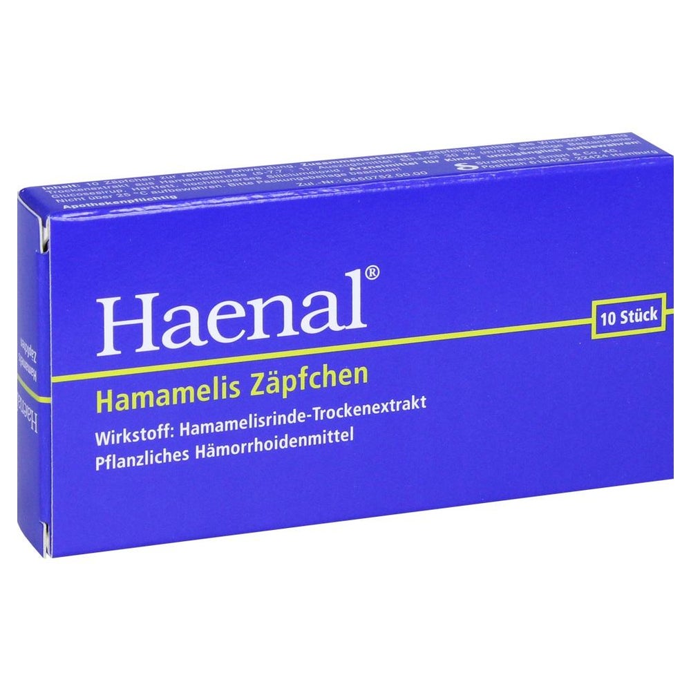 Haenal Hamamelis Zäpfchen 10 St
