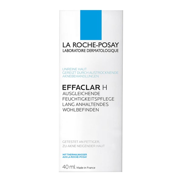 La Roche-Posay Effaclar H Feuchtigkeitspflege bei austrocknender, medikamentöser Behandlung 40 ml