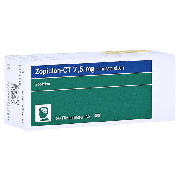Zopiclon-ct 7,5 mg Filmtabletten 20 St