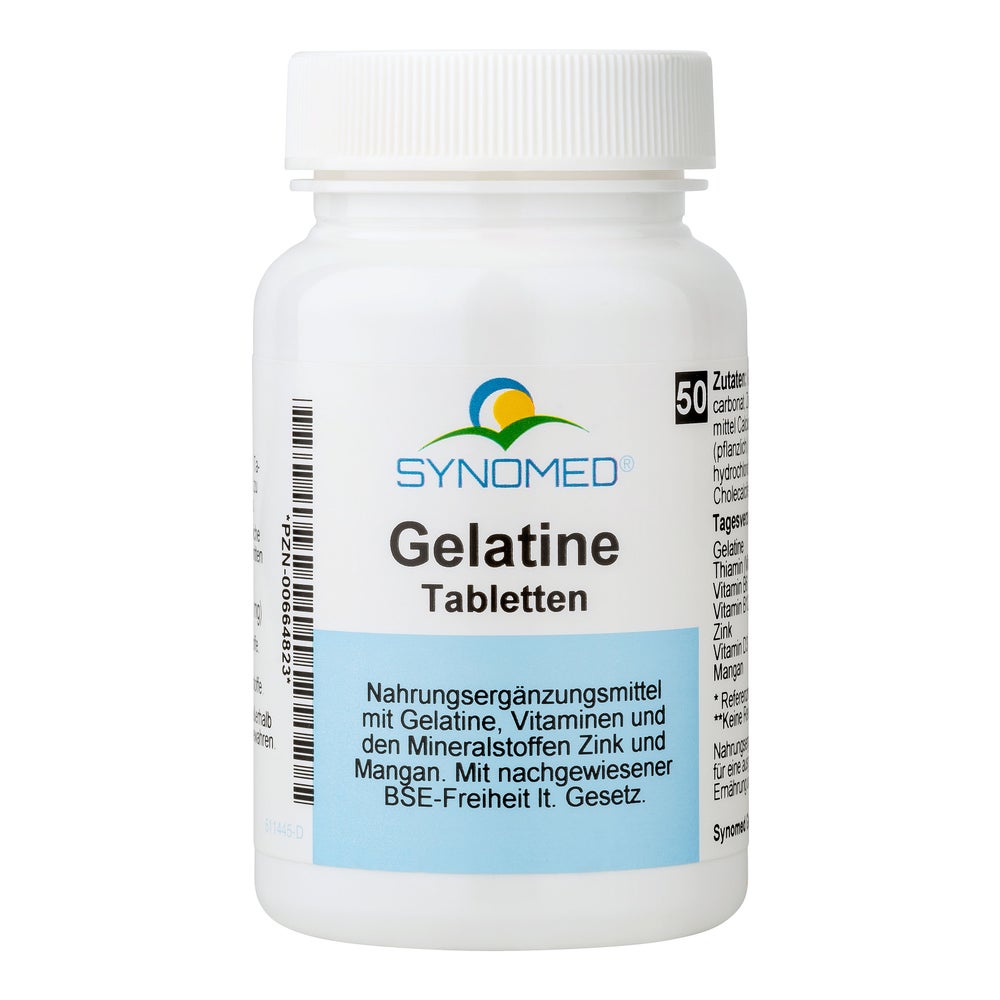 Gelatine Synomed Tabletten 50 St