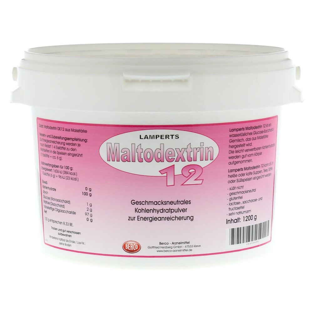 Maltodextrin 12 Lamperts Pulver 1200 g