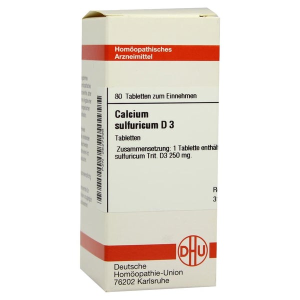 Calcium Sulfuricum D 3 Tabletten 80 St
