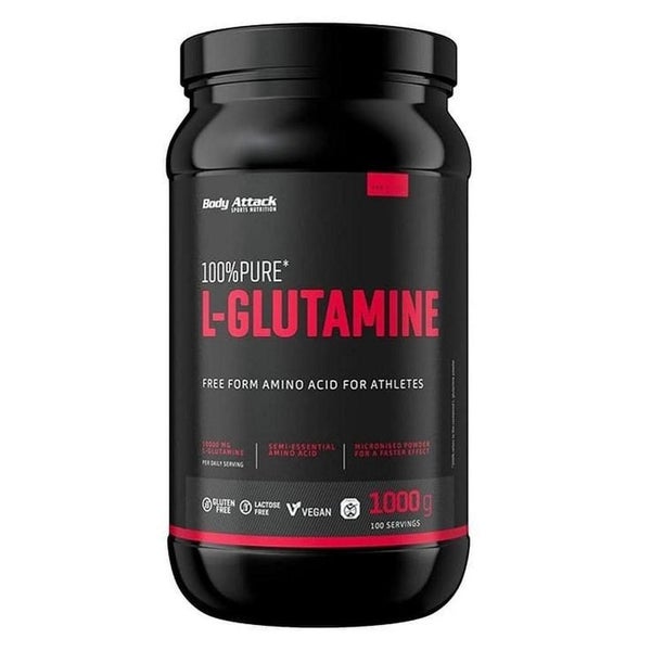 Body Attack Pure L-Glutamine 1000 g